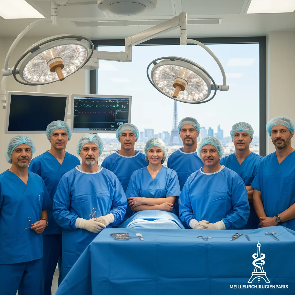 Équipe médicale de chirurgiens experts à Paris