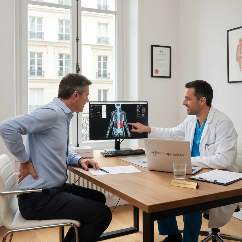 Consultation pour hernie discale avec un chirurgien spécialisé à Paris