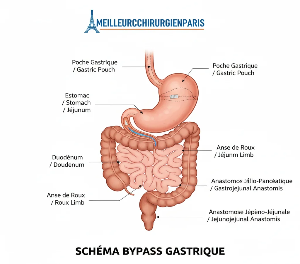 Schéma bypass gastrique